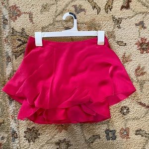 hot pink DO+BE skirt